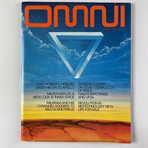 Vintage Omni Magazine March 1980 Guy Fery Gene of Art NASA UFO Soviet Apollo